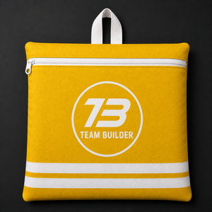 TEAM <b>BUILDER</b> Custom Logo Red Ice Hockey Helmet Carry Bag | Durable Nylon Storage Bag for Team Sports Equipment - Product Image 1