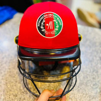 Casque de frappe pour l'entraînement au cricket pour hommes Laiem Intl, en fibre de verre, avec verres anti-reflets en polystyrène, cadre métallique
