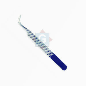 Pince à épiler de beauté professionnelle de haute qualité outils en acier inoxydable de cils greffés de marque privée pour l'extension de cils - Product Image 2