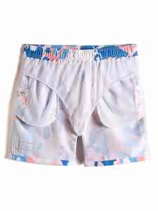 Short imprimé pour homme Poches imprimées Taille élastique Short Hip Hop Vintage en coton personnalisé délavé à l'acide pour homme Prix raisonnable OEM - Product Image 3