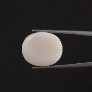 หินโอปอลสีขาวทรงวงรีหินโอปอลสีขาวตามสั่งได้รับการรับรองจาก IGI - Product Image 1