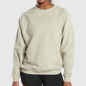 Sweat-shirt à manches longues pour femme, taille plus, écologique, confortable, respirant, streetwear d'hiver, personnalisable sur le devant - Product Image 3