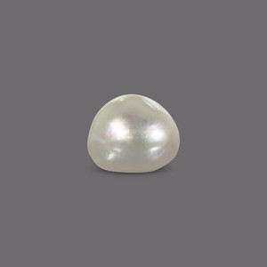 ไข่มุกบาสรา 2.14 กะรัต ไข่มุกน้ำจืดธรรมชาติทรงบาร็อค สีขาว - Product Image 2