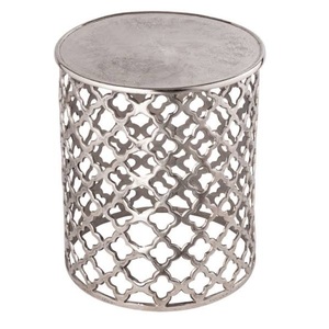 ชุดโต๊ะกาแฟโลหะ2โต๊ะพร้อมไม้ด้านบนโค้งมนขนาดมาตรฐานโต๊ะกาแฟบ้านโรงแรมร้านอาหารใช้ในห้อง - Product Image 6