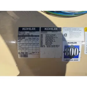 Groupe électrogène diesel industriel triphasé d'occasion 810 kW, sortie 277/480 V, châssis ouvert, alimentation de secours commerciale - Product Image 5