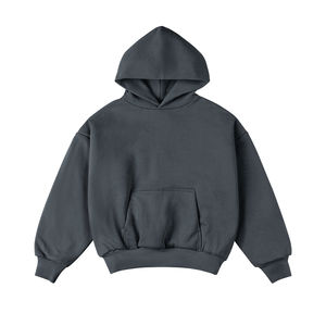 New Latest Design For <b>Men</b> High Quality Heavyweight Oversize <b>Cropped</b> Hoodie <b>Top</b> Quality Puff Print Hoodies - Product Image 2