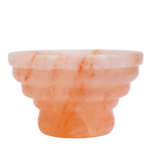 Cuencos de sal rosa del Himalaya elegantes hechos a mano profesionales estilo de flor tallada artesanías naturales en stock para restaurantes aperitivos - Product Image 5