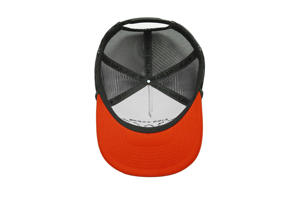 Sombrero de camionero de 5 paneles ajustable con logotipo bordado 3D Puff naranja americana fábrica personalizable de moda para playa al aire libre - Product Image 6