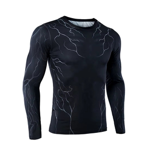 Camisetas de Compresión Ligeras y Ajustadas para Hombre, Transpirables, de Secado Rápido, Color Personalizado, Alta Calidad - Product Image 5