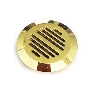 AEK-Tech Humidificador de Cigarros Redondo de Metal Vintage, 43x10mm, Amarillo - Product Image 1