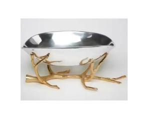 Bol de service décoratif en métal de luxe Bol à fruits et légumes Décorations de table Bol de service à usage d'ustensiles de cuisine - Product Image 2