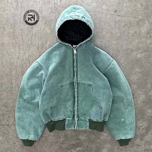 Moda Vintage ácido lavado invierno Sudadera con capucha 100% algodón impresión Digital ropa de calle personalizada para hombres mujeres a granel al por mayor - Product Image 4