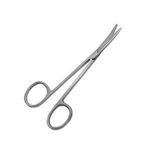 Tijera Manual para Estrabismo, Instrumento Quirúrgico Recto/Curvo, Mango de Anillo de Acero Inoxidable de 4-4,5 Pulgadas (10-11,5 Cm) - Product Image 3