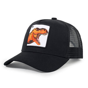 Factory Wholesale Design Your Own Custom Logo Animal <b>Patch</b> Baseball Cap Common Fabric Mesh Trucker Hat Image Style Unisex - Product Image 2