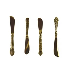 Couteaux à fromage de palme gravés Ensemble de trois outils à fromage Outils et gadgets de cuisine en acier inoxydable - Product Image 4