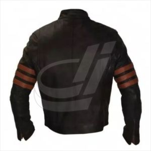 Nueva chaqueta de cuero de piel de oveja para hombre a la moda, Abrigo acolchado para motocicleta con relleno de algodón transpirable - Product Image 4