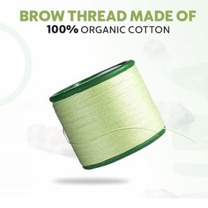 Mina Ibrow Thread 1 Spool x 300mtr Algodón crema orgánico para depilación de cejas Fabricantes OEM de India - Product Image 6