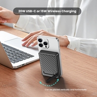 Laxury Powerbanks 10000mAh Banque d'alimentation magnétique 20W PD Charge rapide Powerbank magnétique compacte 10000mah Powerbanks sans fil