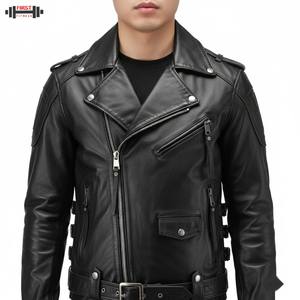 Chaqueta Bomber de Cuero Premium 100% Original para Mujer, Decoración de Rayas de Tela de Pana, OEM Personalizado, Alta Calidad, Talla Grande - Product Image 1