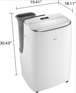 Nouveau climatiseur portable 10000 BTU à double onduleur, unité de climatisation intelligente WiFi 115V, système de refroidissement silencieux 3-en-1, prix usine - Product Image 4