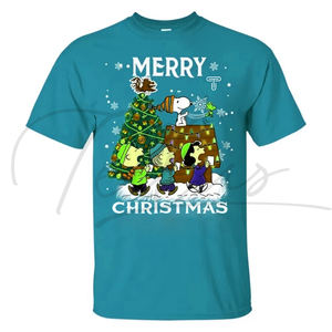 Camiseta Formal Navideña Estampada de Alta Calidad para Hombre, Poliéster/Algodón, Transpirable, Moderna y de Alta Calidad - Product Image 2