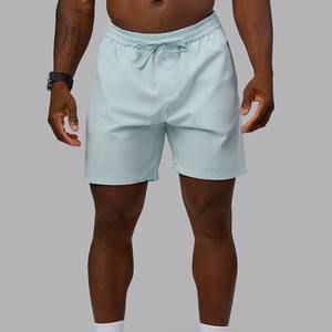 Los mejores pantalones cortos informales de longitud media para hombre tejido de punto transpirable Forest Sky Ride Fit estilo delgado fábrica al por mayor al mejor precio - Product Image 1