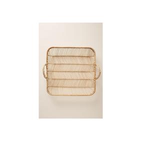 Plateau de service en rotin fait à la main ou plateau en canne ou bambou à un prix raisonnable Décoration d'intérieur moderne au design unique - Product Image 1