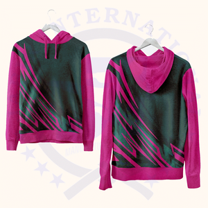 Vente en gros Sweat à capuche personnalisé imprimé épais surdimensionné pour hommes 100% coton pull lourd décontracté hiver à capuche strass - Product Image 3