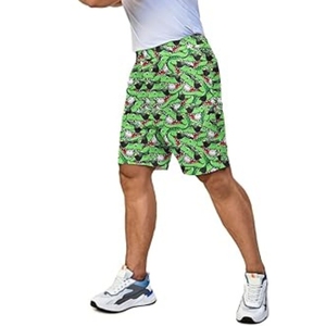 Pantalones cortos de verano para hombre a la moda estilo suelto transpirable gimnasio para actividades al aire libre nuevo diseño pantalones cortos de Golf comodidad cintura elástica - Product Image 2