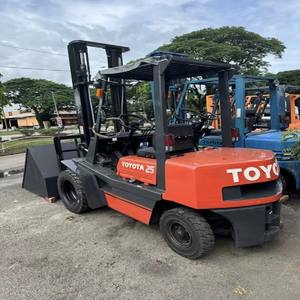 Montacargas en Venta, Montacargas Diésel Usado Certificado CAT de 2.5 Toneladas a Bajo Precio, Todas las Series de Montacargas Komatsu FD25 en Oferta - Product Image 6