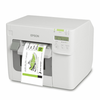 Imprimante d'étiquettes de bureau à jet d'encre ColorWorks C3500 - Garantie 1 an - Coupeur automatique - Ethernet/USB - Vitesse d'impression couleur 103 mm/secondes