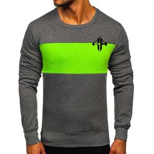 ATLANTIC-Sudaderas informales de gran tamaño con cuello redondo para hombre, sudadera de invierno, 100% algodón, éxito de ventas - Product Image 6