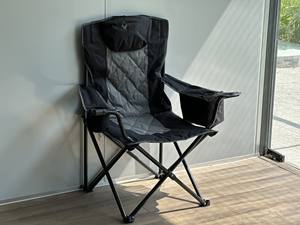 Vente en gros d'usine de chaise de plage pliante légère et portable en métal mobilier d'extérieur pliable avec logo personnalisable pour pique-nique de jardin - Product Image 2