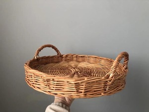 Plateau de service en rotin et coquillages pour la saison festive, vaisselle artisanale pour une maison chaleureuse et un cadeau de Noël - Product Image 4