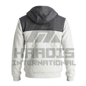 New Design Contrast <b>Quilted</b> <b>Hoodie</b> Windbreak Hoodies Outdoor Clothes Men Lightweight Nylon Men's <b>Quilted</b> <b>Hoodie</b> - Product Image 2