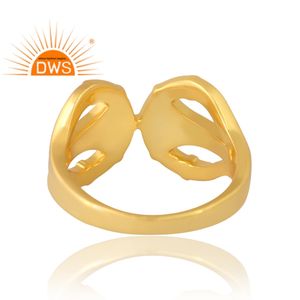 แหวนทองคำชุบ925 18K ดีไซน์ใหม่ประดับอัญมณีชั้นดีสำหรับผู้หญิงให้เป็นของขวัญ - Product Image 2