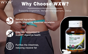 Cápsulas de Limpieza de Fibra WXW con Hoja de Senna y Probióticos para la Desintoxicación de Adultos, Apoyo para la Salud Intestinal y Hepática - Product Image 6