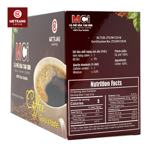 Café instantáneo en polvo 1 en 1 amargo 2gr bolsita 100% sabor a crema Soluble calidad nuevo café instantáneo adelgazante superior - Product Image 2