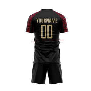 Uniforme de Fútbol Personalizado de Fábrica, Diseño Sublimado de Alta Calidad, Transpirable, 100% Poliéster, Logotipo del Equipo, Ropa de Fútbol Económica - Product Image 2