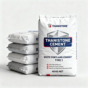 Ciment Portland blanc 42.5N de qualité esthétique supérieure pour le béton coloré, le terrazzo, les panneaux préfabriqués et les revêtements de sol - Product Image 4