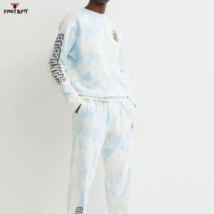 Sweat-shirt à col rond en polaire pour hommes, sweat-shirt à capuche d'entraînement de jogging à manches longues avec logo personnalisé - Product Image 4