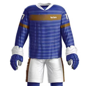 Uniforme de hockey sobre hielo de talla grande para adultos Diseño más popular con su propio logotipo - Product Image 4