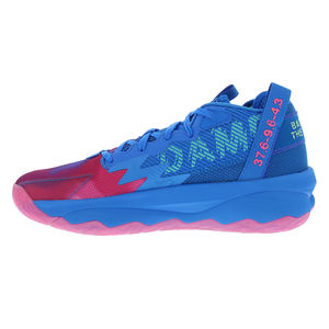 Chaussures unisexes Adidas Dame 8 Couleur : Bleu/Rose 100% authentiques - Product Image 4