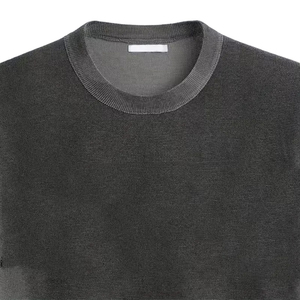 Camiseta Oversize de Algodón 100% con Lavado Ácido para Hombre, 300g, Cuello Redondo, Estampado Serigrafiado, Tejido Peinado de Secado Rápido con Patrón de Letras, Venta al por Mayor - Product Image 4