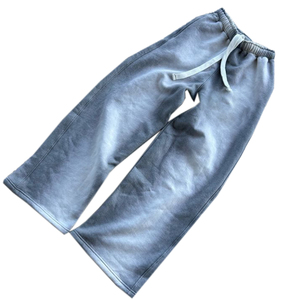 Ropa deportiva Pantalones de hombre Lavado Jogging Fitness Impreso Flare Pant Transpirable Peso ligero Slim Fit Flared Sweat Pant para hombres - Product Image 2