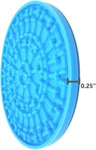 Silicone licking <b>mat</b> for pets enrichment <b>feeding</b> pad promotes calm behavior reduces anxiety aids digestion safe - Product Image 4