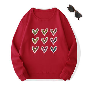 Sudaderas con capucha de algodón suave Unisex, sudaderas con estampado de ajuste relajado, atractivo informal transpirable para mujer, estampado frontal, precio barato al por mayor - Product Image 5