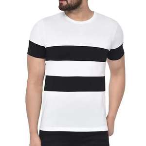 Camiseta de manga corta con cuello redondo informal de fabricante barata para hombre, camisetas de sublimación sólidas en blanco de alta calidad - Product Image 1