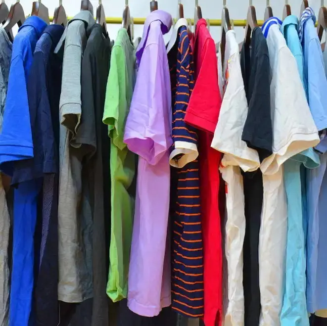 Bolsas de tela usadas para ropa, venta al por mayor, 90% limpia, ropa nueva