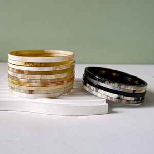 กำไลเขาควายทำมือคุณภาพพรีเมียม 100%  เทคนิคการขัดเงาเป็นมิตรกับสิ่งแวดล้อม - Product Image 2